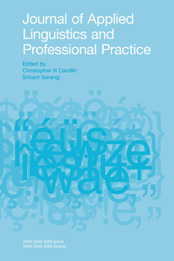 Journal of Applied Linguistics and Professional Practice