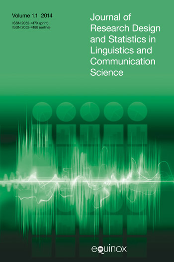 Journal of Research Design and Statistics in Linguistics and Communication Science