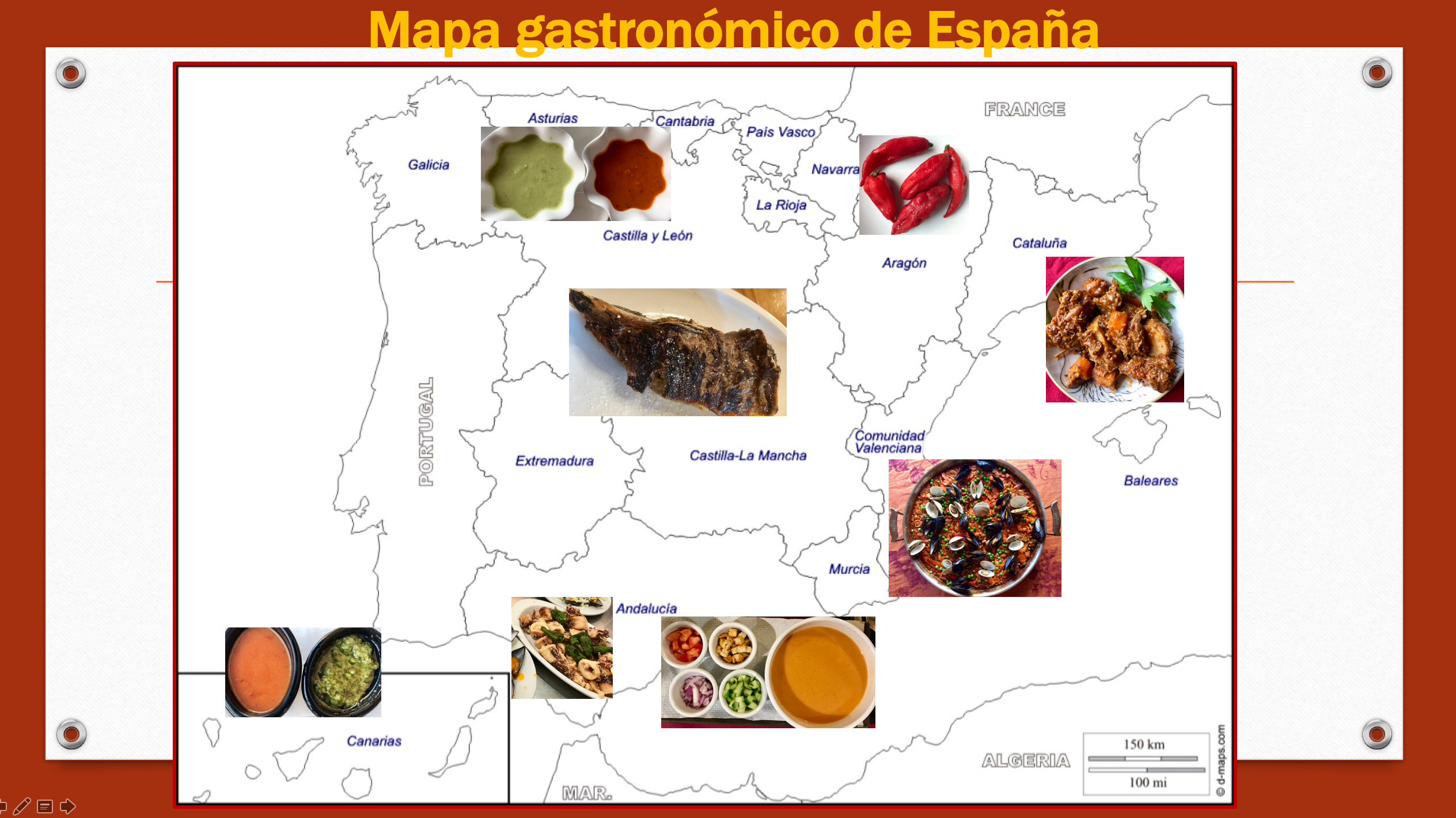13: Mapas Gastronómicos: España